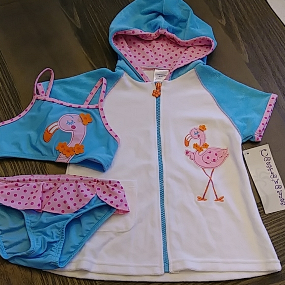 Castaways Other - NWT. 3pcs Swim Suit Cover Up Set.